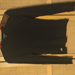 Ralph Lauren Black Women's Shirt Suede Elbow Patches Small